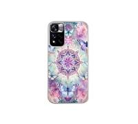 Coque pour Redmi Note 13 Pro 4G et M6 PRO 4G avec motif papillon mandala