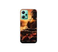 Coque pour Redmi Note 13 PRO 5G avec motif bouddha et sunset