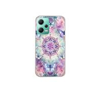 Coque pour Redmi Note 13 PRO 5G avec motif papillon mandala