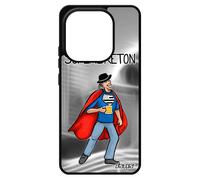 Coque Pour Redmi Note 14 4g Europe Silicone Super Breton Telephone Heros Housse Noir Gris Texte Bande Dessin¿E Humour Unique Pour Xiaomi