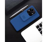 Coque Pour Redmi Note 14 5G,Etui Housse Redmi Note 14 5G Nillkin CamShield Pro case,Coque De Protection Pour Lentille Slip - Bleu
