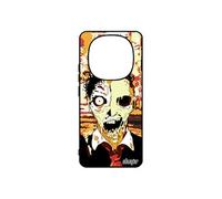 Coque pour Redmi Note 14 pro/14 Pro+ Plus 5G silicone zombie ville terrifiant halloween caoutchouc garcon telephone gore noir pour Xiaomi