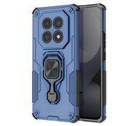 Coque pour Redmi Note 15 avec Anneau Rotatif et Fonction Support Bleu