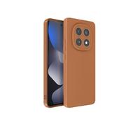 Coque pour Redmi Note 15 en Silicone Souple avec Renfort Bloc Caméra Marron