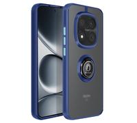 Coque pour Redmi Note 15 Pro 5G avec Anneau Magnétique et Finition Givrée Bleu