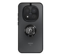 Coque pour Redmi Note 15 Pro 5G avec Anneau Magnétique et Finition Givrée Noir