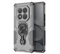 Coque pour Redmi Note 15 Pro 5G avec Anneau Rotatif et Fonction Support Gris
