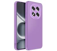Coque pour Xiaomi Redmi Note 15 Pro 5G en Silicone avec Bord Caméra Surélevé Violet