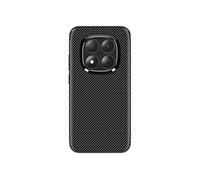 Coque pour Redmi Note 15 Pro 5G en Silicone Effet Carbone Antidérapante Noir