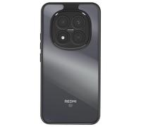 Coque pour Redmi Note 15 Pro Plus 5G avec Contour Souple iMak Noir transparent