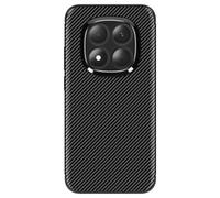Coque pour Redmi Note 15 Pro Plus 5G en Silicone Effet Carbone Antidérapante Noir