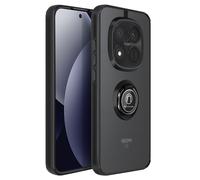 Coque pour Redmi Note 15 Pro Plus avec Anneau Magnétique et Finition Givrée Noir