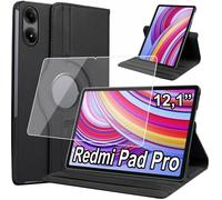 Coque pour Redmi Pad Pro (12,1"") - Rotation 360° Antichocs Housse tablette pour Xiaomi Redmi Pad Pro (12,1"") - Noir
