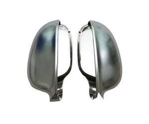 Coque pour rétroviseur Pour VW Pour Golf MK5 Pour GTI 5 Pour Passat B6 Pour Jetta MK5 R36 R32 2 Pièces Coques Rétroviseurs Latéraux Chromées Mates Coque de rétroviseur