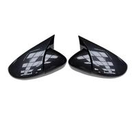 Coque pour rétroviseur Pour VW Pour JETTA MK6 Pour Passat B7 Pour Scirocco Pour Beetle CC Pour Eos Couvercle Rétroviseur Sur 2X Couvercles Coque de rétroviseur(1 set Carbon pattern)