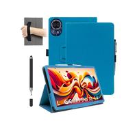 Coque pour RUSHAR A140/WITECOR A14/TECLAST T70 14 Pouces,daunke avec Stylet,Bracelet,Légère aux Chocs,imperméable，Anti-Rayures,Fin et résistant，Protection complète,Bleu
