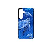 Coque pour S25 silicone tortue dim. personnalisé fonds marins cover animal ocean animaux algue bleu marine geante de pour Samsung galaxy