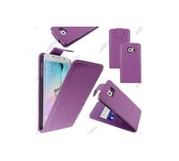 ebestStar - Coque Compatible avec Samsung S6 Galaxy SM-G920F, G920 Etui Housse PU Cuir Rabat Flip, Violet [Appareil: 143.4 x 70.5 x 6.8mm, 5.1'']