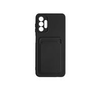 Coque pour Samsung A13 5G et A04s Porte-carte Série Pocket and Protect Noir Noir