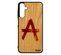 Coque Pour Samsung A15 4g 5g En Bois Silicone Anarchie Realiste Metal Portable Mur Graffiti Smartphone Peinture Graff Urbain Galaxy