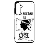 Coque Pour Samsung A16 4g 5g Silicone J'peux Pas J'vais En Corse Antichoc De Protection Basket Souple Foot Drapeau Design Humour Pour Galaxy