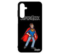 Coque Pour Samsung A16 4g 5g Silicone Super Geek Texte Humoristique Case Jeux Video Bd Gamer Design Drole Comics Console Heros De Pour Galaxy