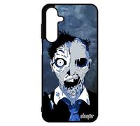 Coque Pour Samsung A16 4g 5g Silicone Zombie Apocalypse Bleu Horreur Telephone Fumee Halloween Sm-A166b/Ds Epouvante Urbain Unique Pour Galaxy