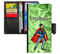 Coque Pour Samsung A25 5g Cuir Rabat Super Bricolo Pu Comique Bd Vert Papy 4g Housse Portable Design Comics Heros Texte Drole Galaxy