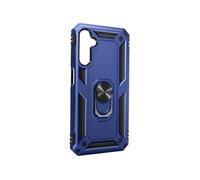 Coque Pour Samsung A25 5g Hybride Bague Support Magnétique Bleu Nuit