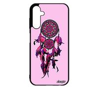 Coque Pour Samsung A25 5g Silicone Attrape Reve 4g Azteque Indien Maya Souple Dreamcatcher Hippie Jolie Tattoo Rose Telephone Galaxy