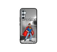 Coque pour Samsung A54 silicone super geek drole 4G de protection SM-A546B/DS play noir heros console jeux video humour gamer galaxy