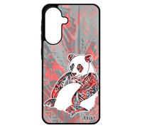 Coque Pour Samsung A56 5g Silicone Panda Multicolore Gel Metal Ours Design Homme Ethnique Rouge Cadeau De Noel Portable Case Plume Pour Galaxy