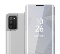 Coque pour Samsung Galaxy A02s Housse Etui Protection Miroir Portefeuille