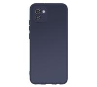 Coque pour Samsung Galaxy A03 4G Premium Silicone Microfibre Bleu