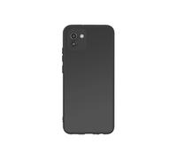 Coque pour Samsung Galaxy A03 4G Premium Silicone Microfibre Noir