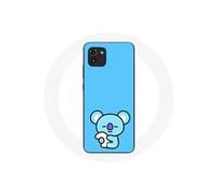 Coque pour Samsung Galaxy A03 Bangtan BTS BT21 Koya RM Fond Bleu