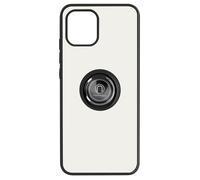 Coque pour Samsung Galaxy A03 Bi-matière Bague Métallique Support Vidéo Noir