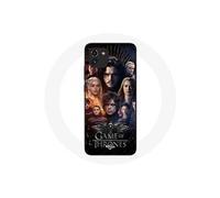 Coque pour Samsung Galaxy A03 Game of Thrones Saison 8 Le Trône de Fer L'affiche de L'équipage Logo Aigle Gris