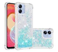 Coque pour Samsung Galaxy A04E / M04 / F04 Étui Glitter Brillant Paillette Liquide Quicksands Housse Transparente Souple TPU Antichoc Protection Cover pour Samsung Galaxy A04E / M04 / F04, L8
