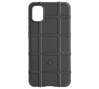 Coque pour Samsung Galaxy A05 Silicone Antichoc Motif relief Rugged Shield Noir