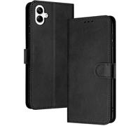 COQUE POUR SAMSUNG GALAXY A06,COMPATIBLE AVEC SAMSUNG SM-A065F/DS GALAXY A06 / SM-A065M ÉTUI POUR TÉLÉPHONE À CLAPET - NOIR -