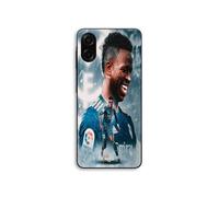 Coque Pour Samsung Galaxy A07 Vinicius JR Real Madrid Bleu Wallpaper