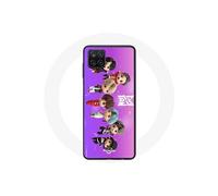 Coque pour Samsung Galaxy A12 BTS TinyTAN Animation Affiche RM Jin Suga J-Hope Jimin Jungkook Et V Mic Drop Danse