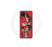 Coque pour Samsung Galaxy A12 BTS TinyTAN Animation Affiche RM Jin Suga J-Hope Jimin V Et Jungkook M