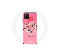 Coque pour Samsung Galaxy A12 TWICE Logo Rouge Affiche What Is Love