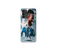 Coque Pour Samsung galaxy A13 4g Vinicius JR Real Madrid Bleu Wallpaper