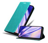 Coque pour Samsung Galaxy A13 5G en TURQUOISE PÉTROLE Housse de protection Étui avec fermeture magnétique, fonction de support et compartiment pour carte