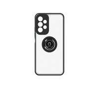 Coque pour Samsung Galaxy A13 Bi-matière Bague Métallique Support Vidéo Noir