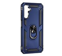 Coque pour Samsung Galaxy A14 4G et 5G Bague Magnétique Série ArmoRing Bleu