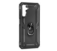 Coque pour Samsung Galaxy A14 4G et 5G Bague Magnétique Série ArmoRing Noir